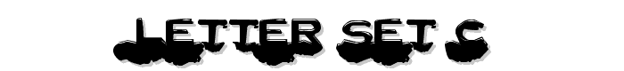 Letter Set C font